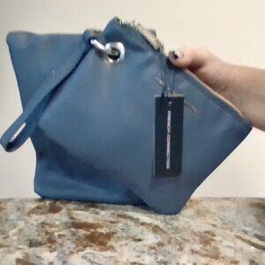 French Connection 2 Clutch w/ Strap Wristlet